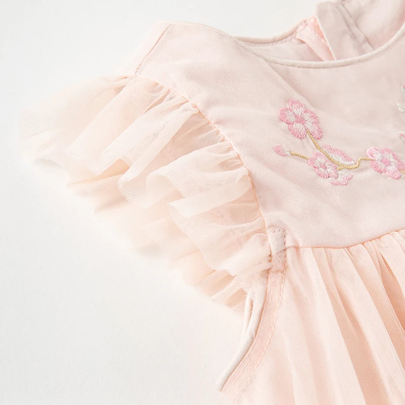 Vestido Pluma Rosé